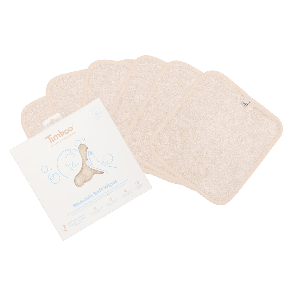 Lingettes réutilisables (6 lingettes)