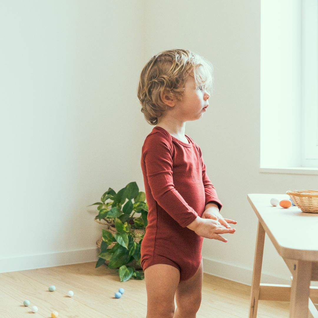 Babyrompertje met lange mouwen