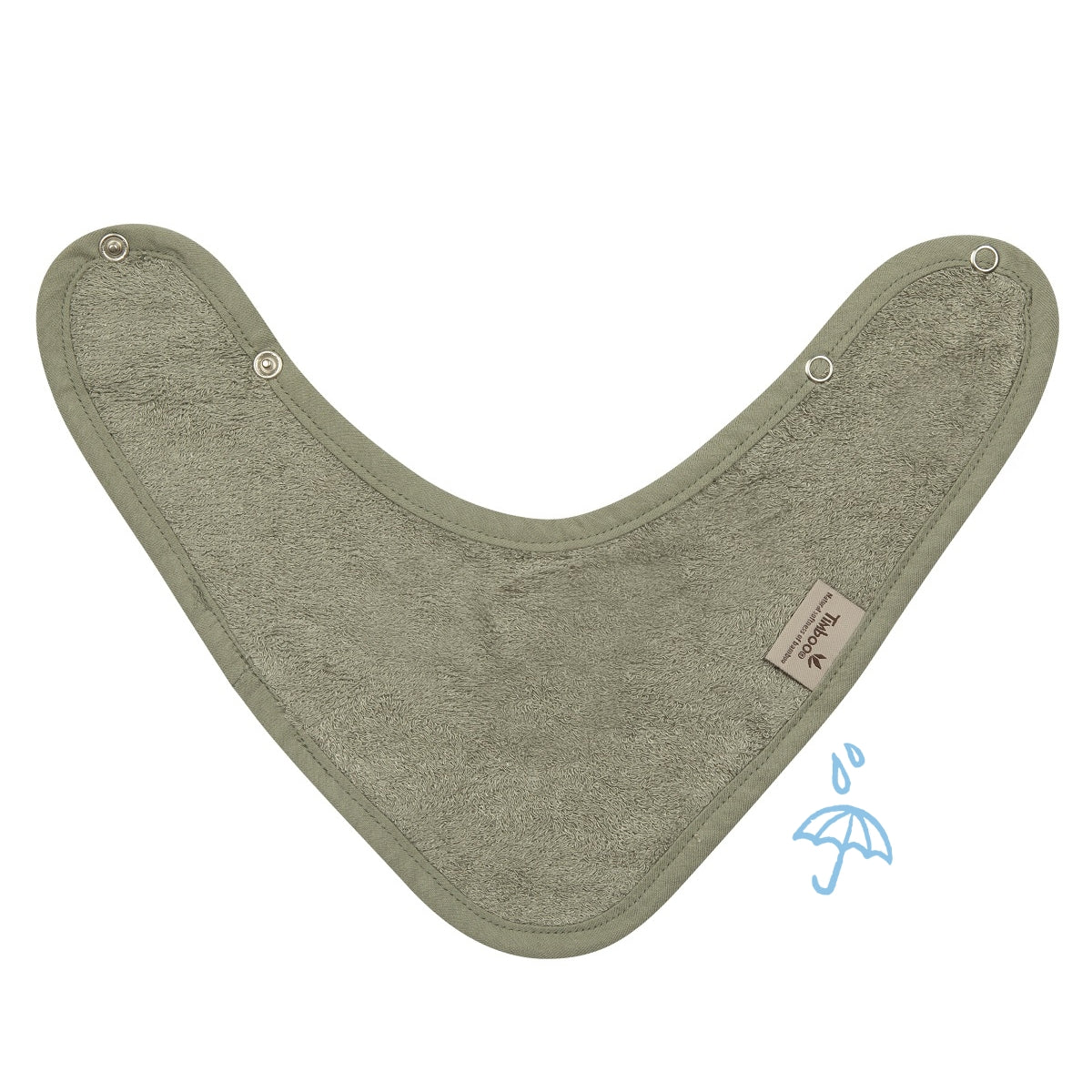 Waterproof bandana bib