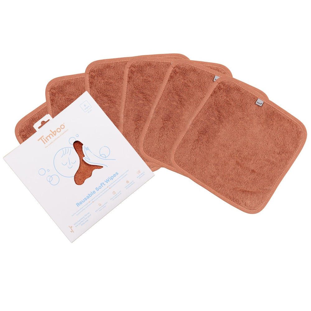 Reusable soft wipes (6 pieces)